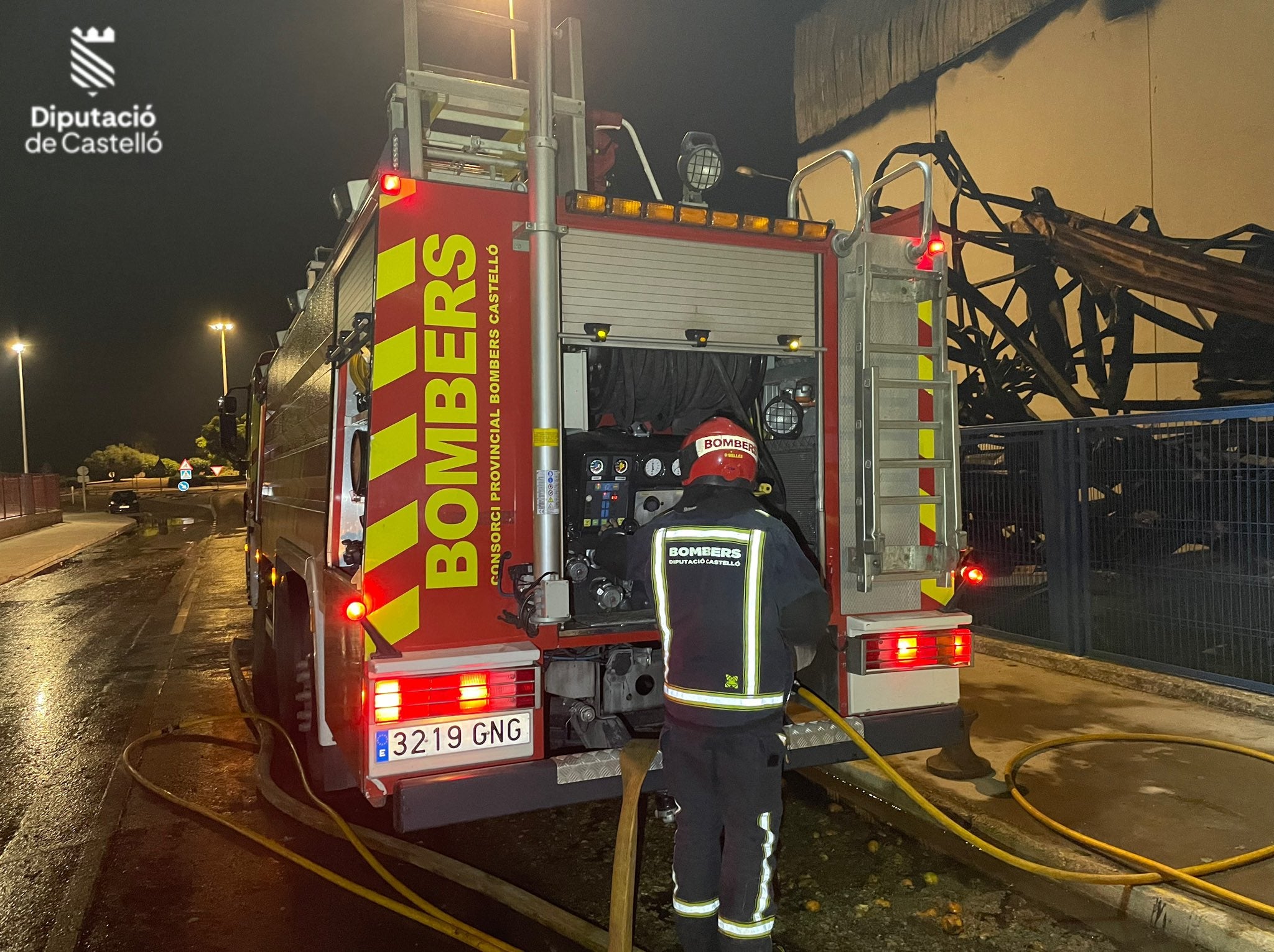 Bomberos del Consorcio Provincial de Castellón.