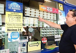 Administración de lotería en Miranda de Ebro.