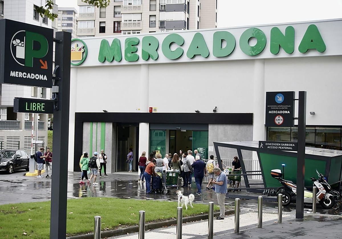 Un supermercado de Mercadona.