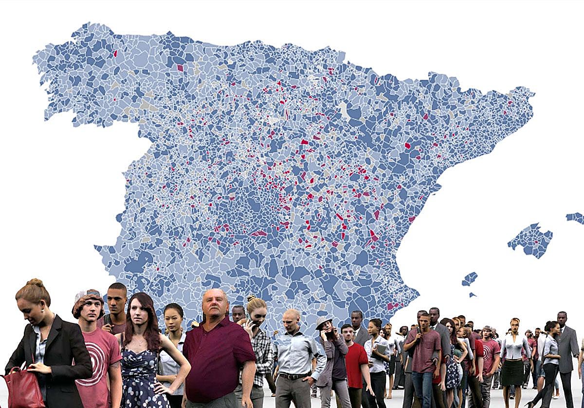 España gana medio millón de habitantes y tres municipios valencianos encabezan el crecimiento poblacional