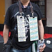 Vendedor de la ONCE, en una imagen de archivo.