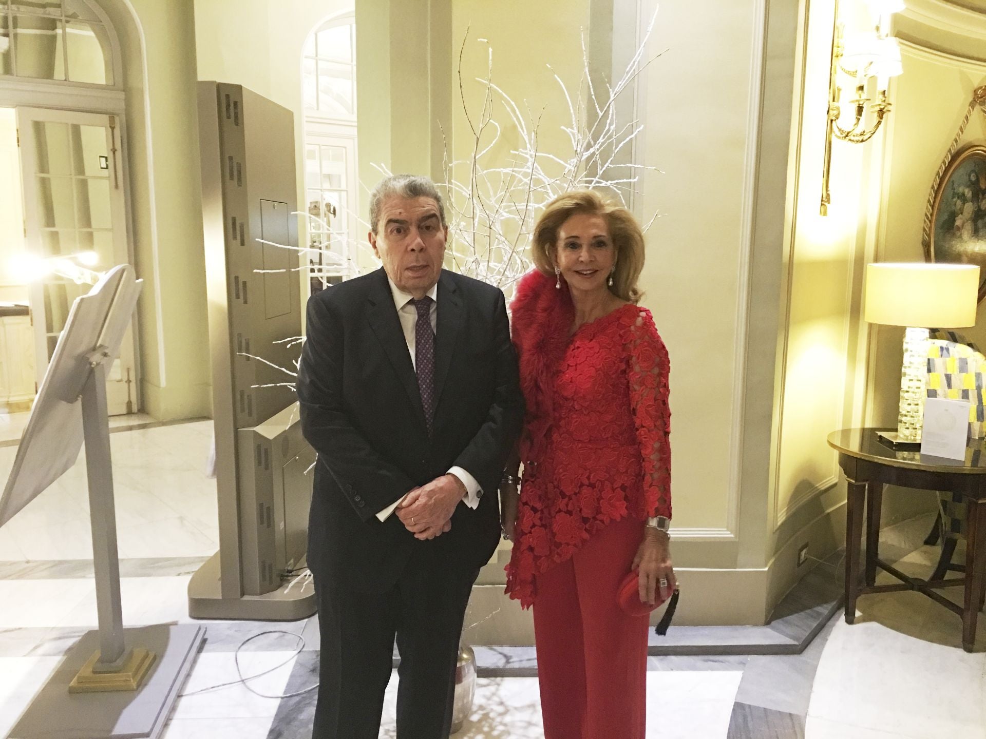 Con Ramón Almazán, en el Palace de Madrid.