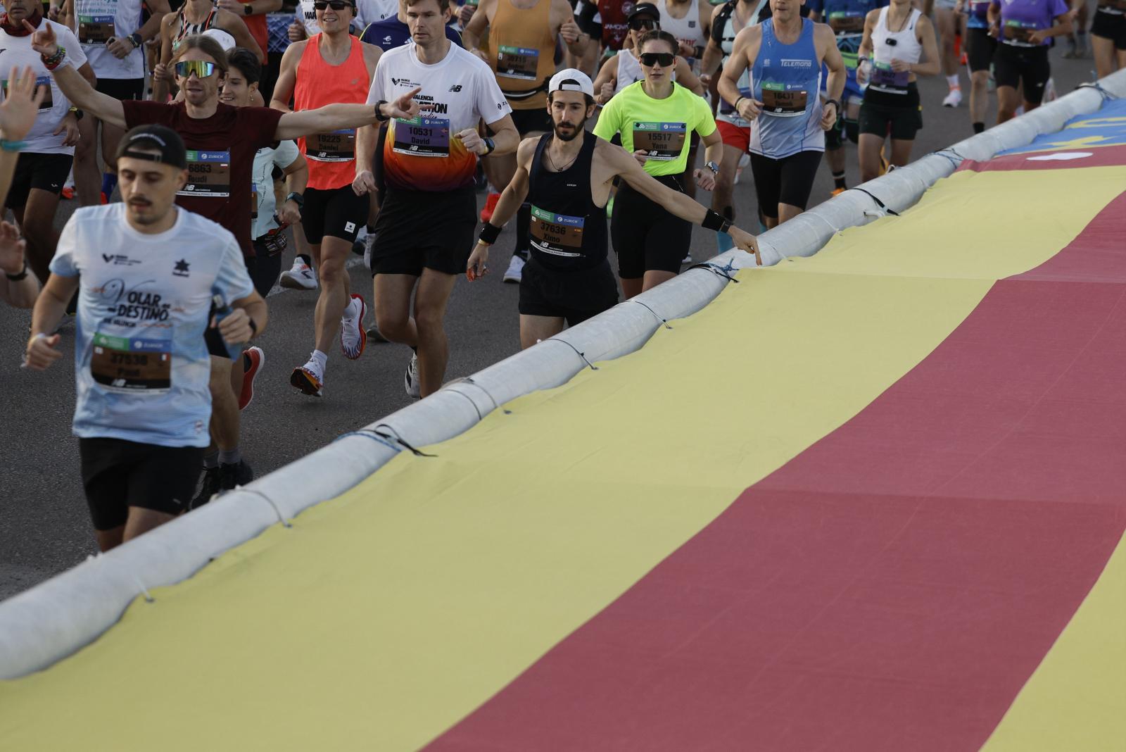 Fotos de la salida del Maratón de Valencia