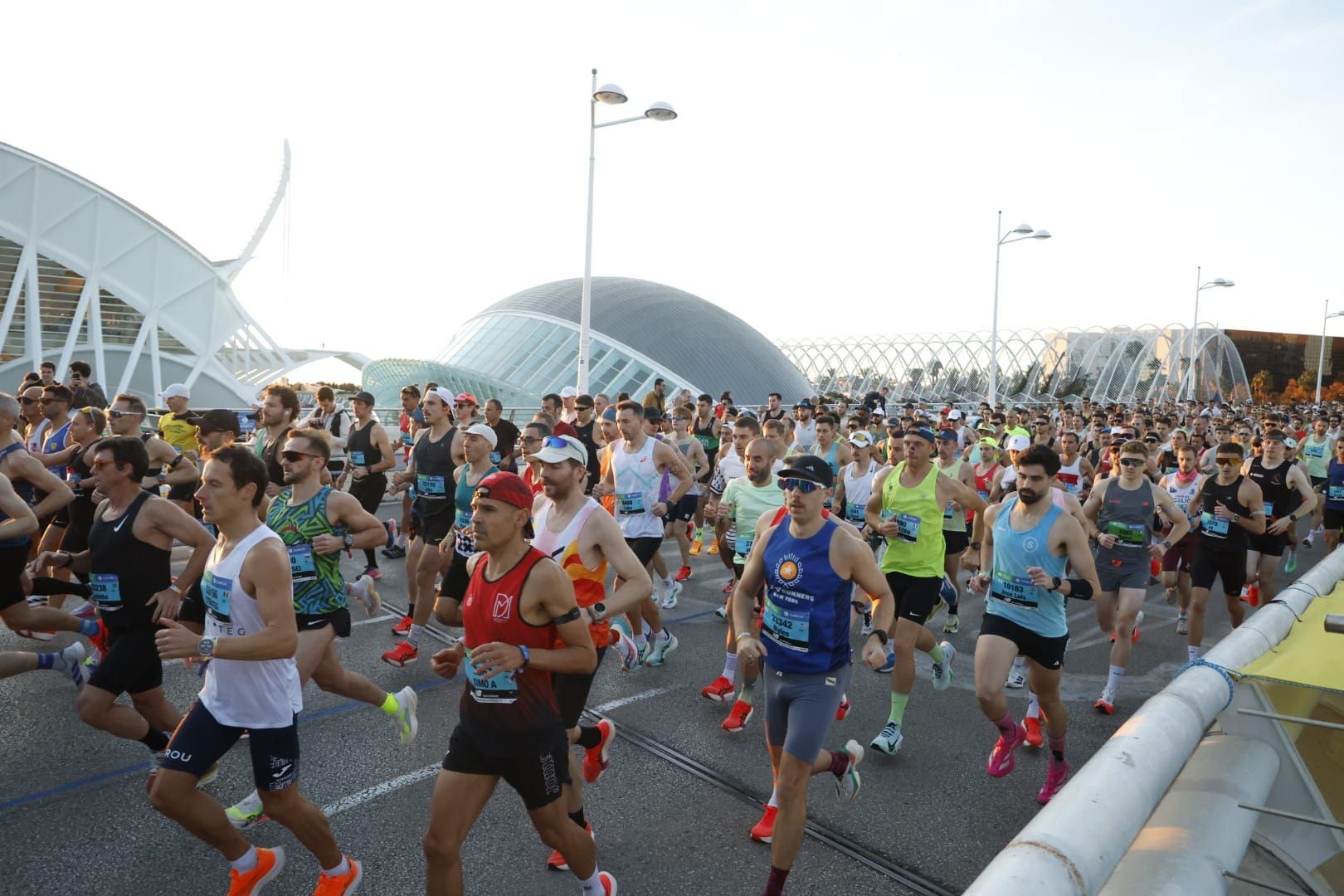 Fotos de la salida del Maratón de Valencia