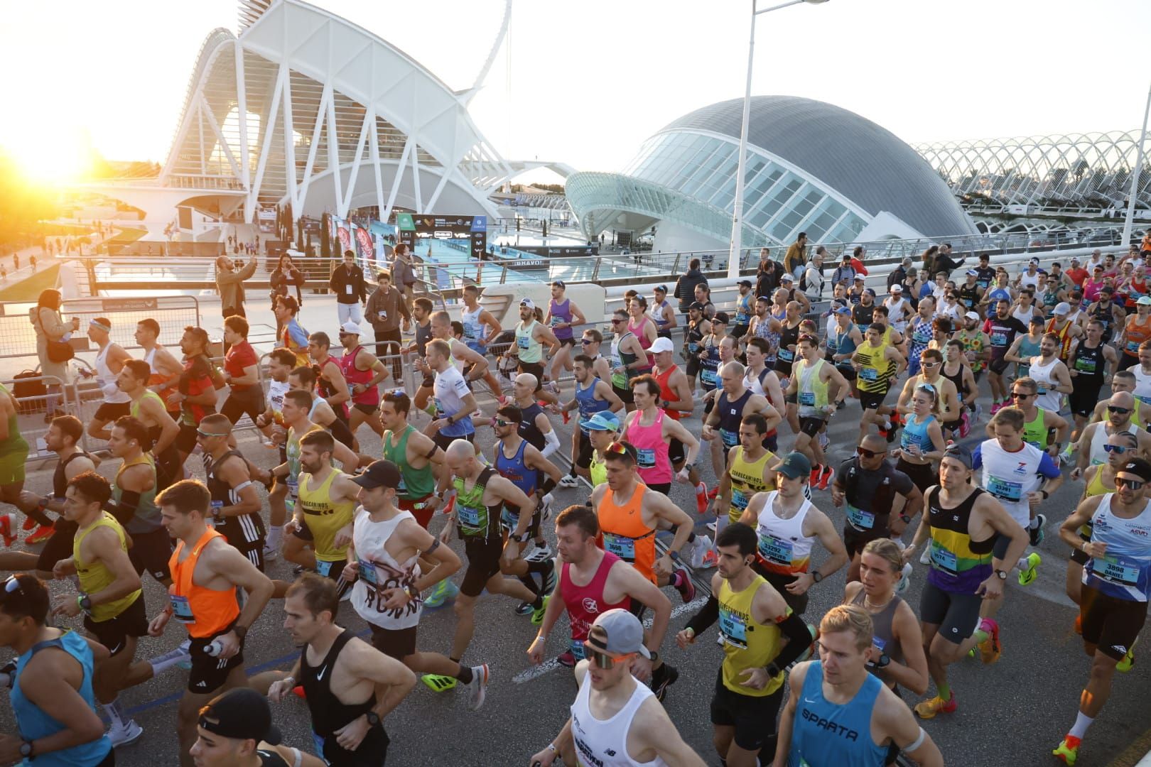 Fotos de la salida del Maratón de Valencia