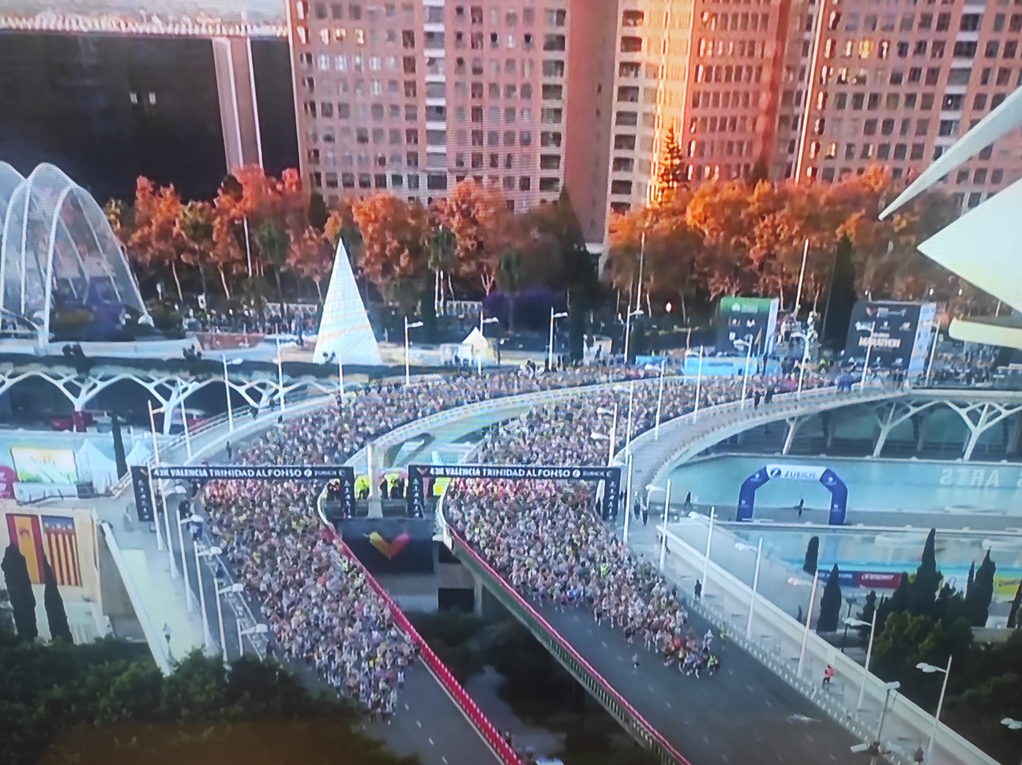 Fotos de la salida del Maratón de Valencia