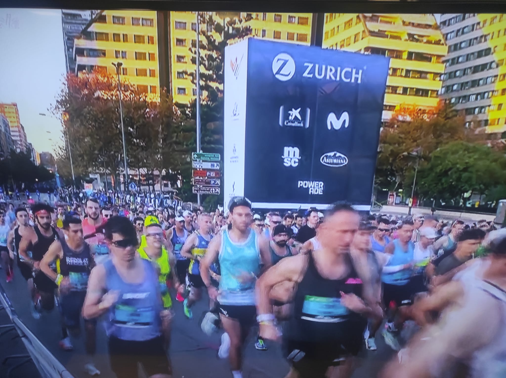 Fotos de la salida del Maratón de Valencia