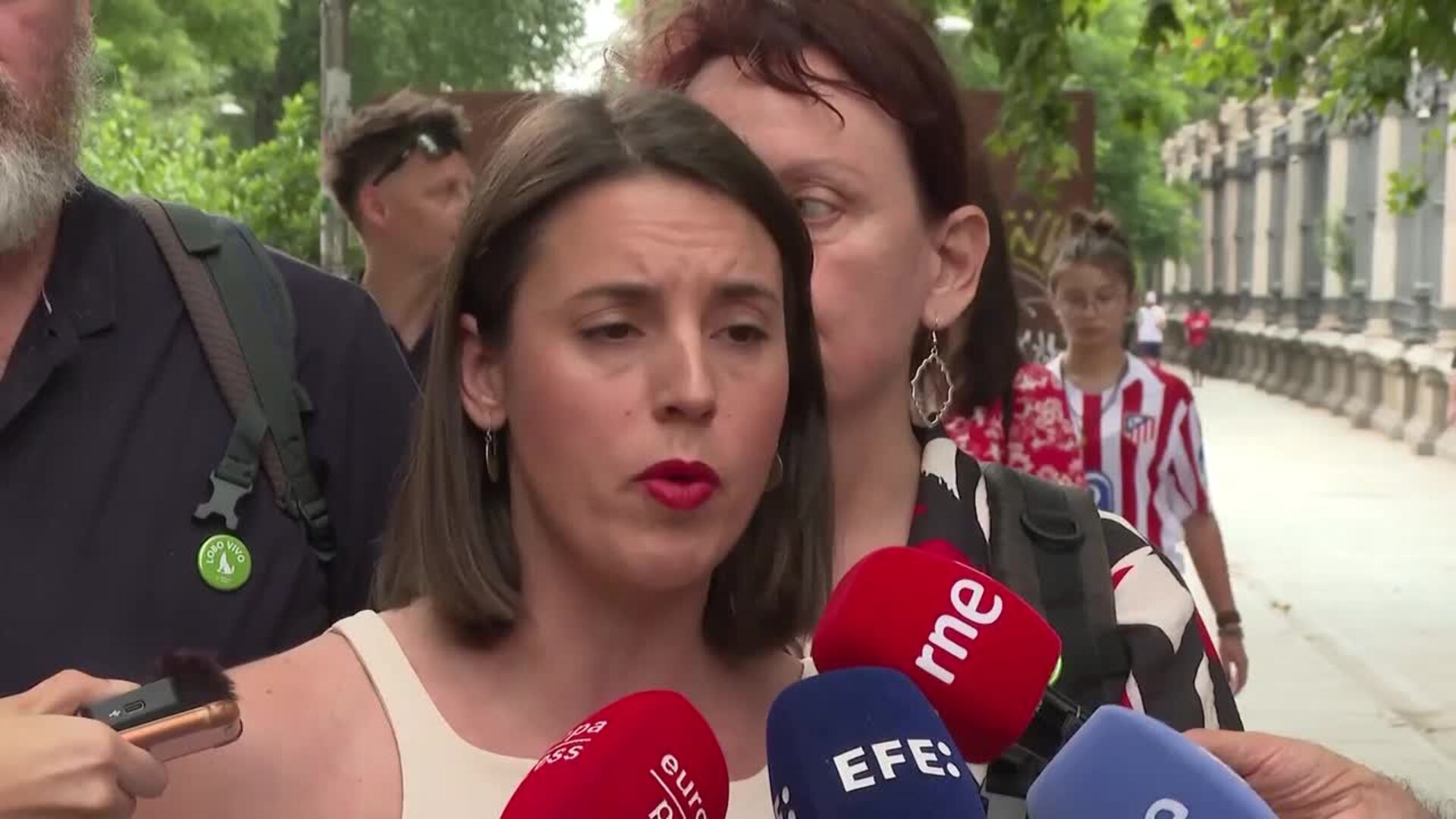 Irene Montero critica que el Gobierno pida "desescalada y contención" a Irán