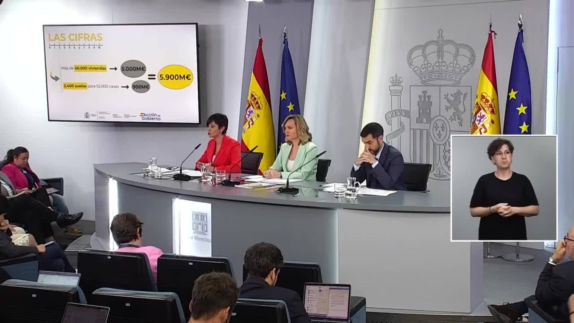 El Gobierno compra a Sareb 40.000 viviendas y 2.400 suelos para el parque público