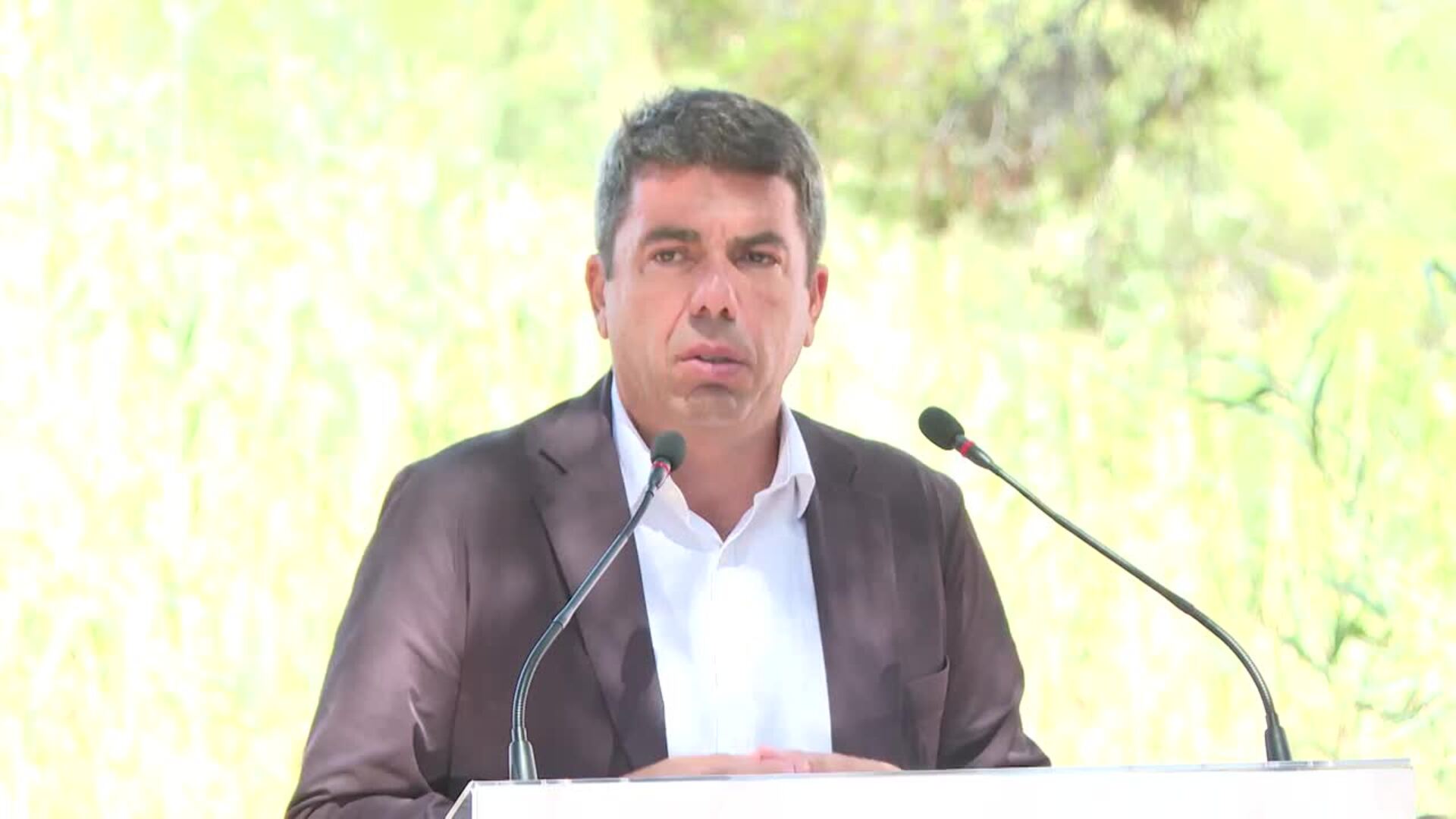 Mazón anuncia un parque inundable con dos corredores verdes como "defensa" frente a riadas