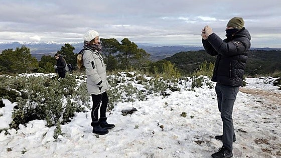Las localidades de la Comunitat Valenciana donde más frío ha hecho este domingo: hasta -5,1ºC