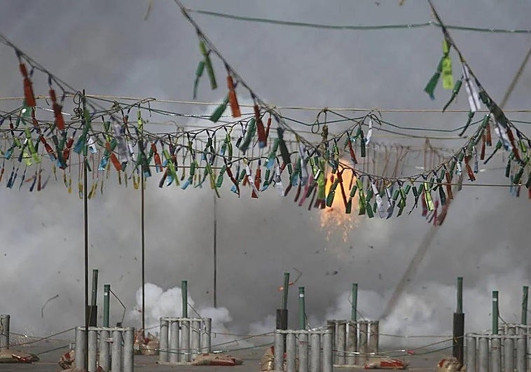 La mascletà y el castillo que se disparan en Valencia antes del arranque de las Fallas 2026