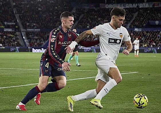 Las mejores imágenes del derbi entre Levante UD y Valencia CF