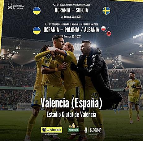 Ucrania ya vende entradas para el partido de repesca al Mundial que aún ...