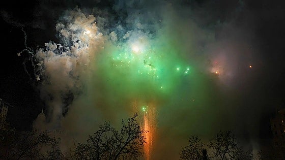 El castillo de fuegos artificiales que se dispara este viernes 13 de marzo en Valencia: a qué hora y dónde verlo
