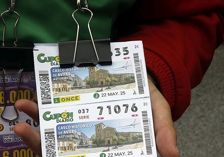 El Cupón Diario de la ONCE de este lunes reparte 500.000 euros a un único premiado