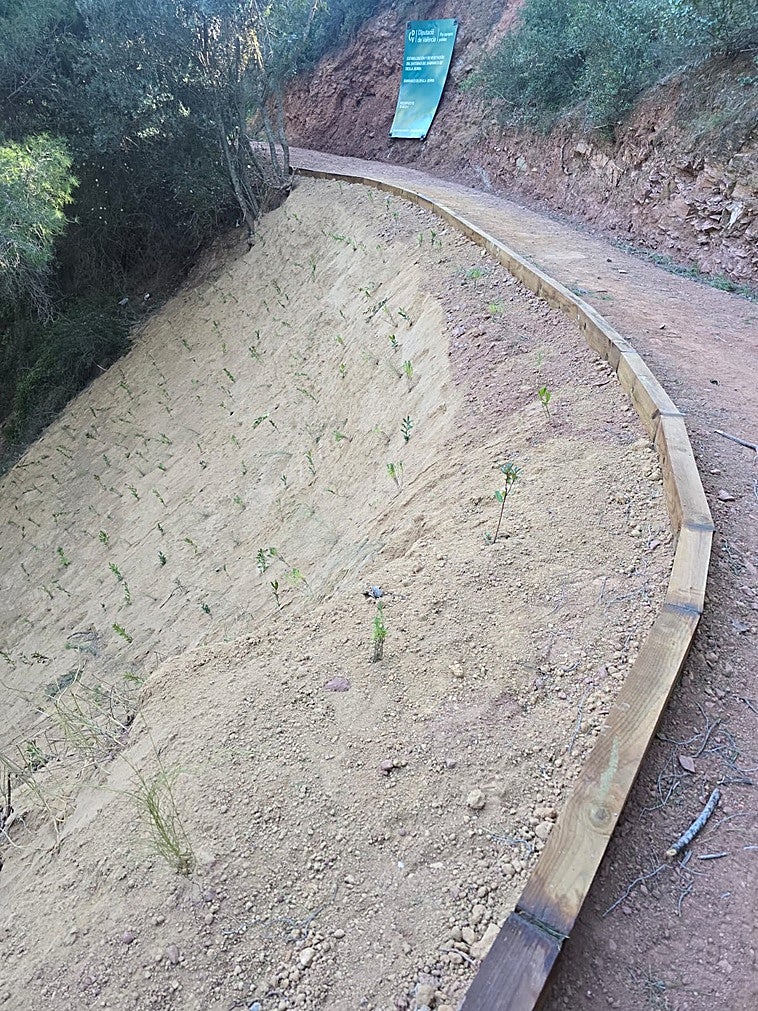 Finalizan las obras de estabilización del barranco de Serra para garantizar el paso de emergencias