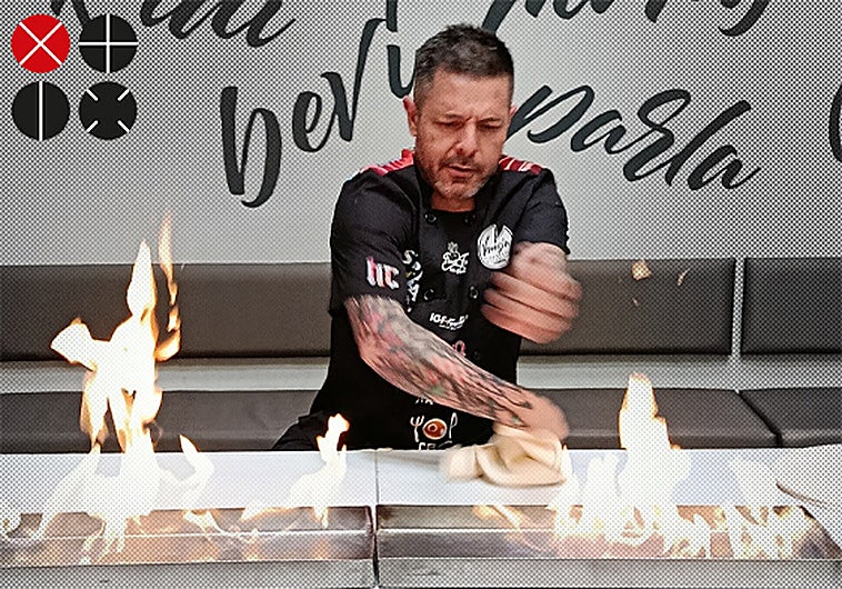 Así se prepara un campeón mundial de pizzas acrobáticas