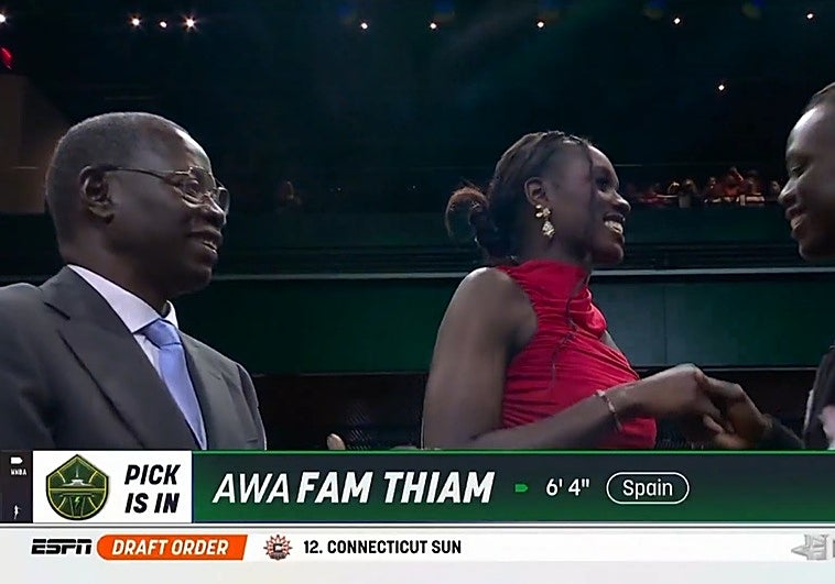 Awa Fam hace historia con el Número 3 del Draft de la WNBA
