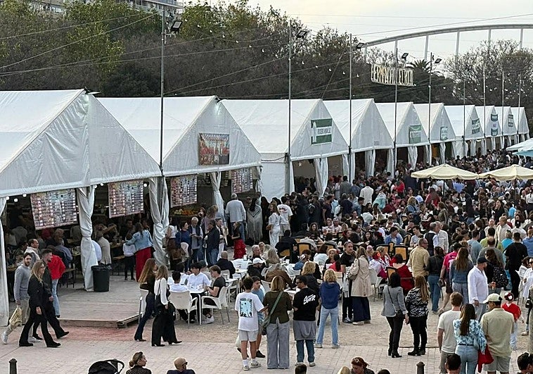 Llenazo en la Feria Andaluza 2026 de Valencia