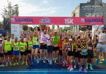 Clasificación de la 15K y 7'5 Valencia Abierta al Mar