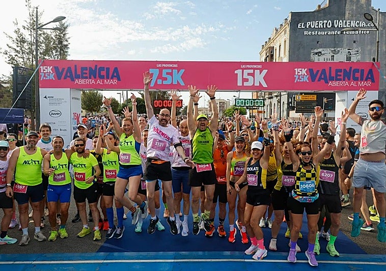 Clasificación de la 15K y 7'5K Valencia Abierta al Mar