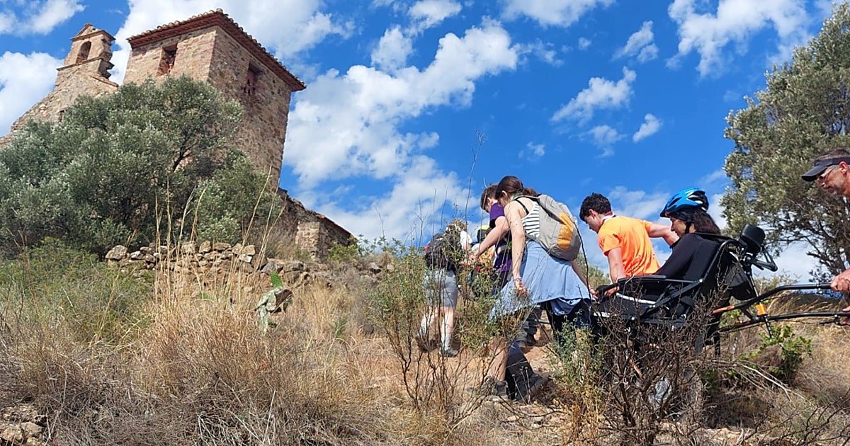 Vallada acoge el Encuentro Inclusivo de Montaña de la Comunitat Valenciana