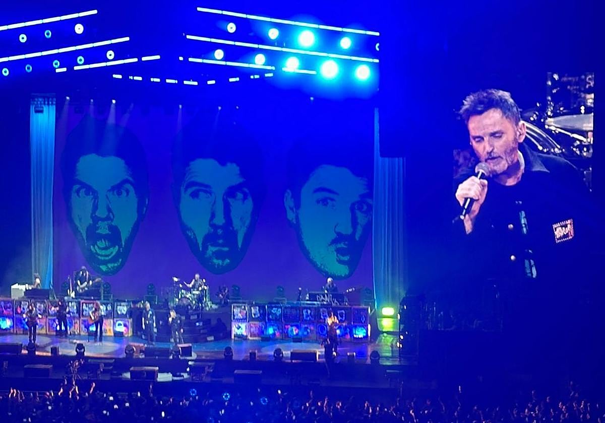 La sorpresa de Dani Martín en el Roig Arena: Fernando Tejero canta con él haciendo de Amaia Montero