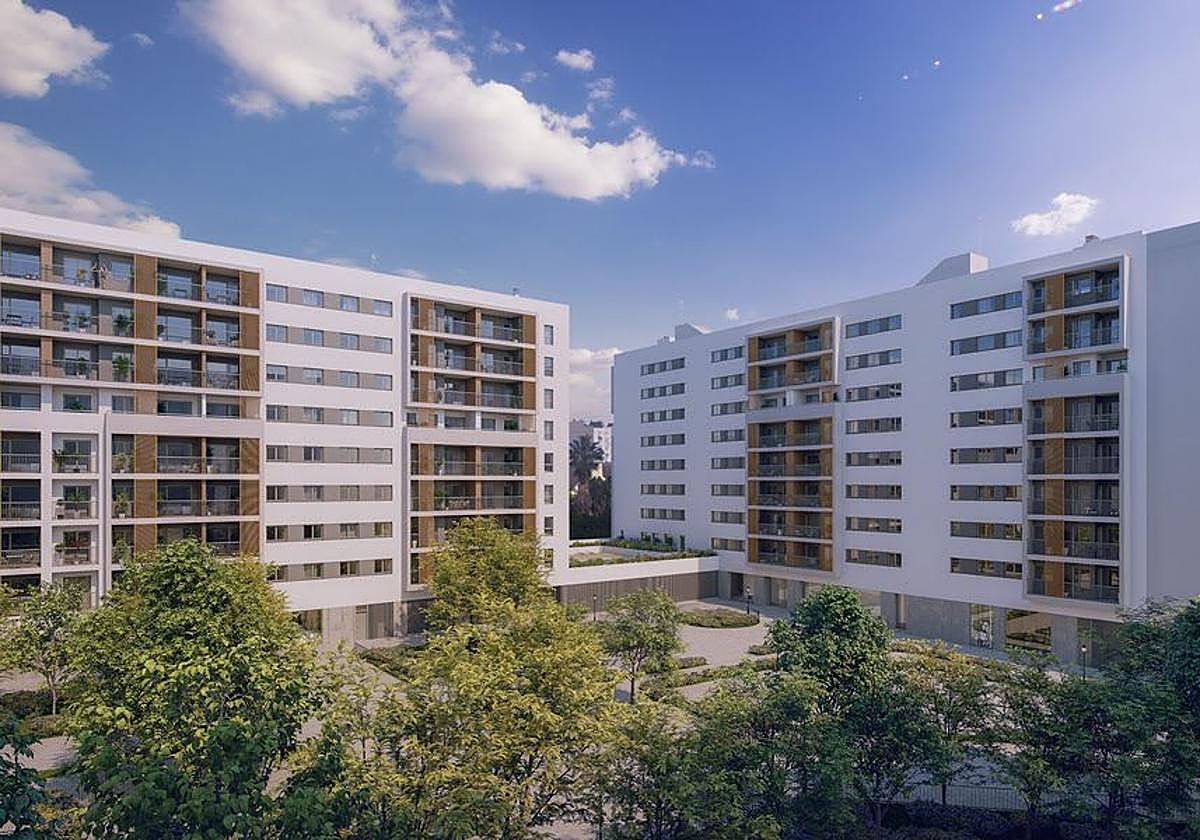 El nuevo bloque residencial de 152 viviendas en uno de los barrios con mayor dinamismo de Valencia