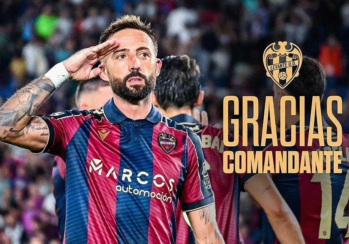 José Luis Morales se despide oficialmente del Levante
