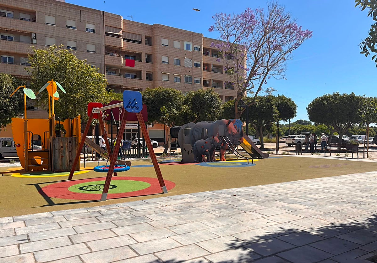 Albal reabre el Parque de la Florida tras renovarlo completamente a causa de los daños sufridos por la dana
