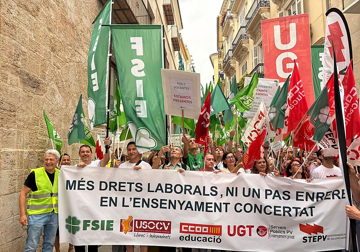 La concertada alza la voz y exige a Educación el mismo trato