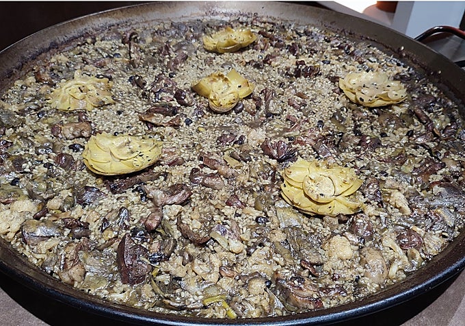 La paella del Cid.