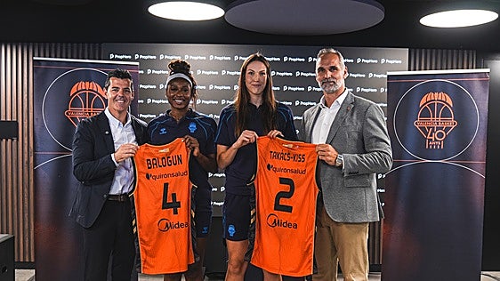 Elizabeth Balogun y Virag Takács-Kiss, presentadas como nuevas jugadoras del Valencia Basket
