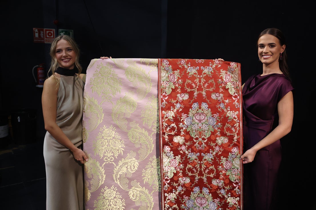 Fallas 2027 | Así son las telas que lucirá la corte de honor de la fallera mayor de Valencia, Beatriz Blanco