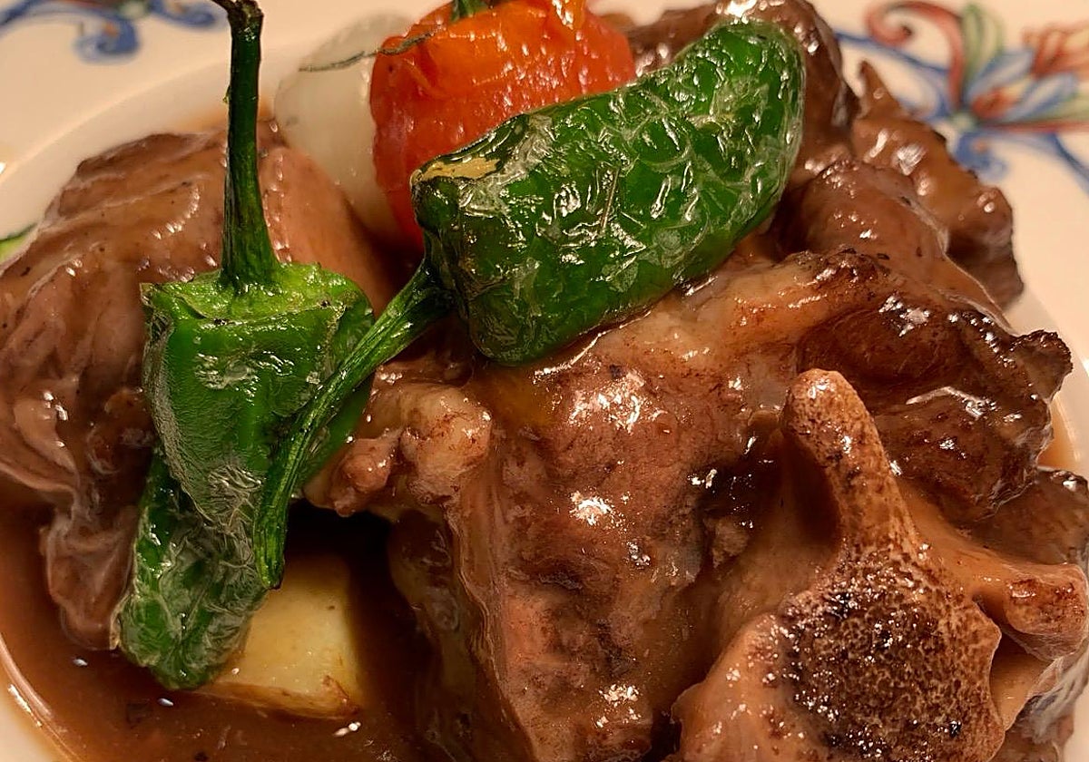 Guiso de rabo de toro.