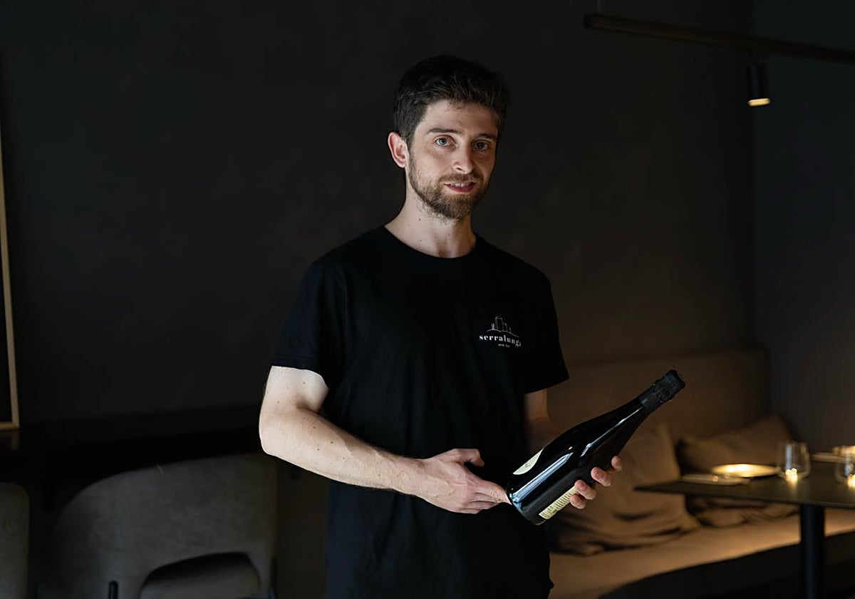 Marco Pasi, en la bodega de Serralunga.