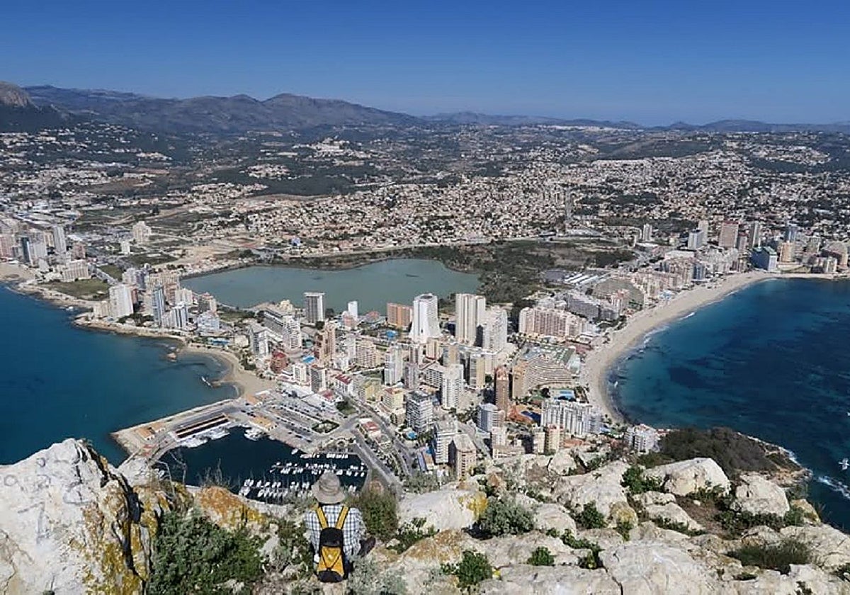 Vista aérea del término municipal de Calp