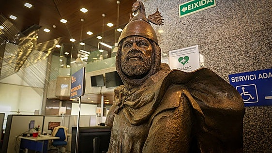 Torrent inicia las obras para colocar una escultura dedicada a Jaume I
