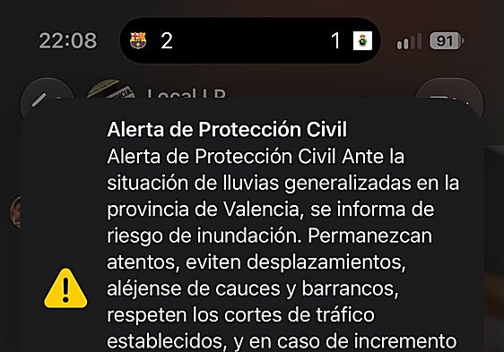 Un Es-alert que llega otra vez tarde y una alerta que se debió pintar de rojo