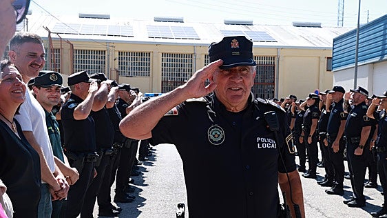 Último día de servicio para el exjefe de la Policía Local de Cullera