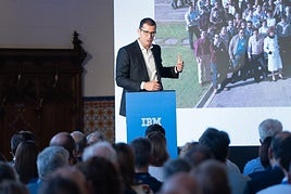 Horacio Morell fue el encargado de contar la historia y el futuro deIBM.