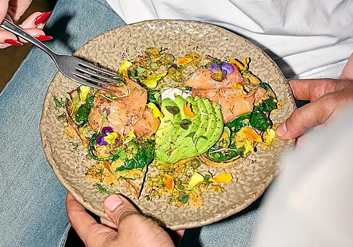 Una ensalada en una imagen de archivo.