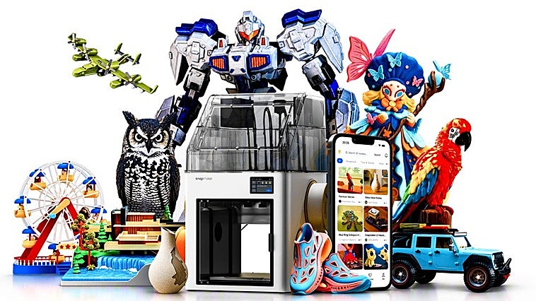 Snapmaker lanza una colección de 2.500 modelos 3D gratis para imprimir desde casa con recompensas