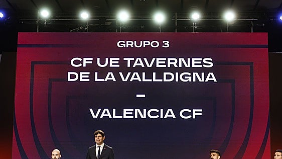 El Tavernes-Valencia de Copa se jugará en Mestalla