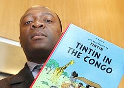 Desaconsejan prohibir 'Tintín en el Congo'