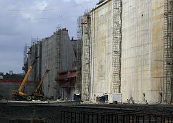 Vista panorámica de las obras del proyecto de ampliación del Canal de Panamá. / Alejandro Bolívar (Efe)