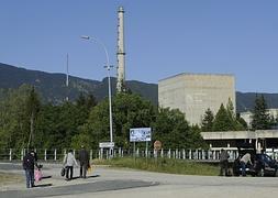 Vista de la entrada a la Central Nuclear de Garoña./ Archivo
