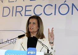 La ministra de Empleo y Seguridad Social, Fátima Báñez. / Efe