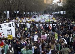 Una manifestación en Madrid. / Foto: Efe